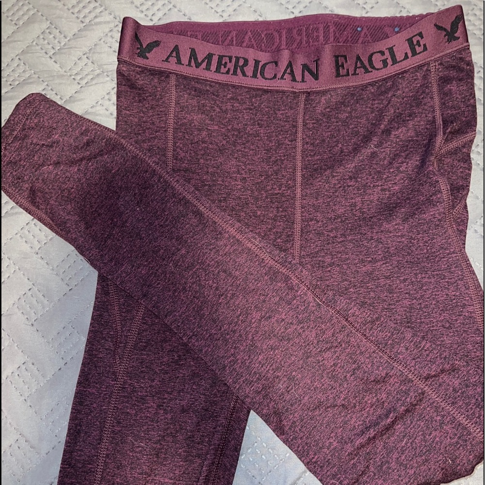 Cotton Deep Purple Leggings
